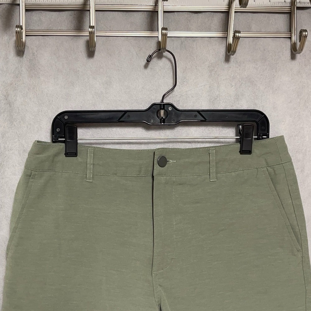 Faherty Shorts Men 32 Green Performance Belt Loop All Day Hybrid Versatile Swim